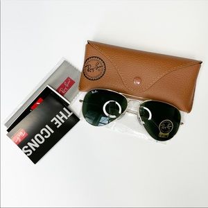 Gold Frame G-15 Lens Ray Ban Aviator Sunglasses